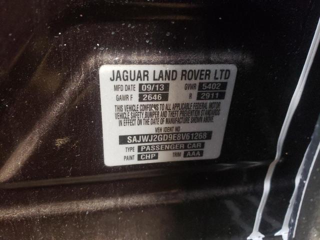 Jaguar Xjl Portfolio 2014 Maroon 3.0L 6 vin: SAJWJ2GD9E8V61268